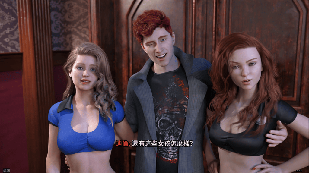 透過迪倫(Dylan)的介紹，認識了安琪拉(Angela)和德維拉(Devilla)