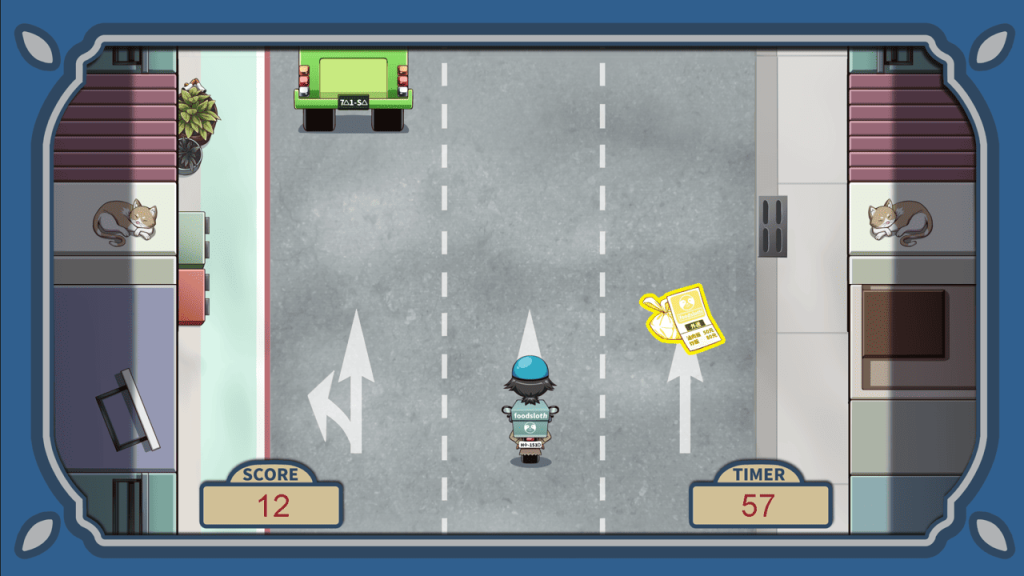 跑外送小遊戲