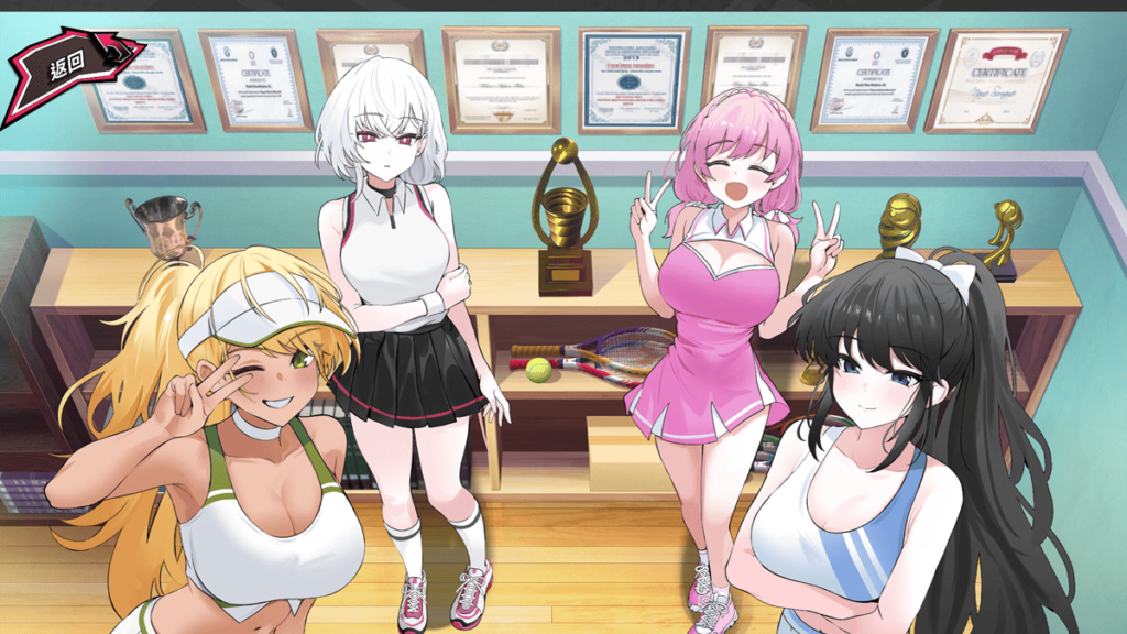 「HenTai 學院」的網球四大天后