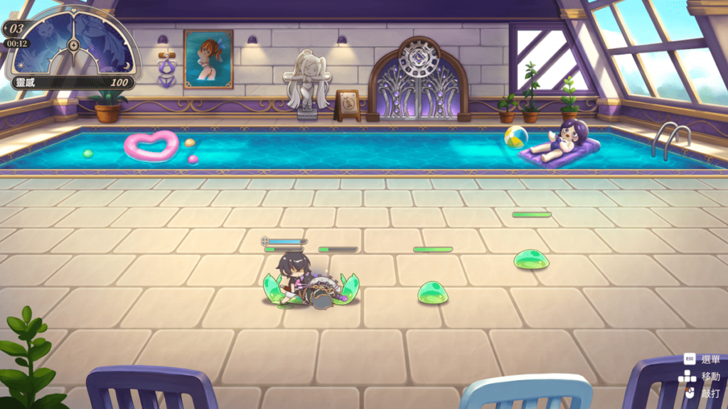 真理之門小遊戲的戰鬥畫面