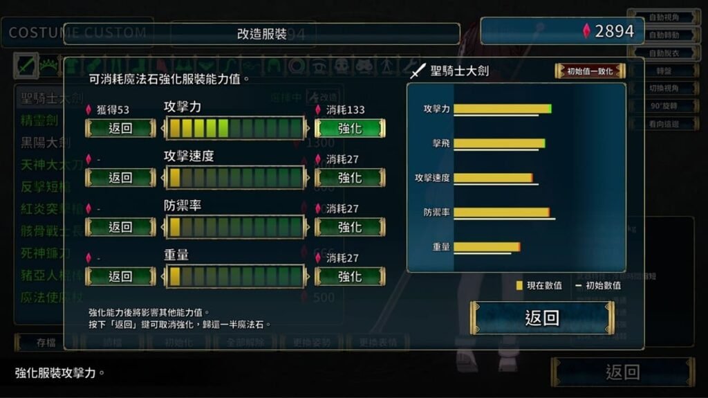 改造服裝系統