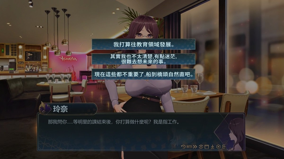 有時候會在主線劇情出現對話選項