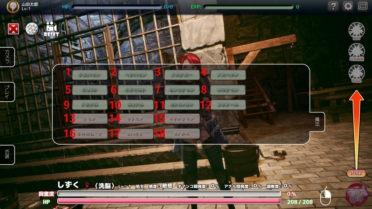 《新人魔王と100人の恋人たち》技能