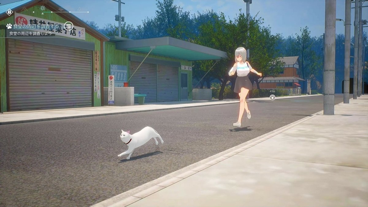 《貓島雨香》遊戲畫面