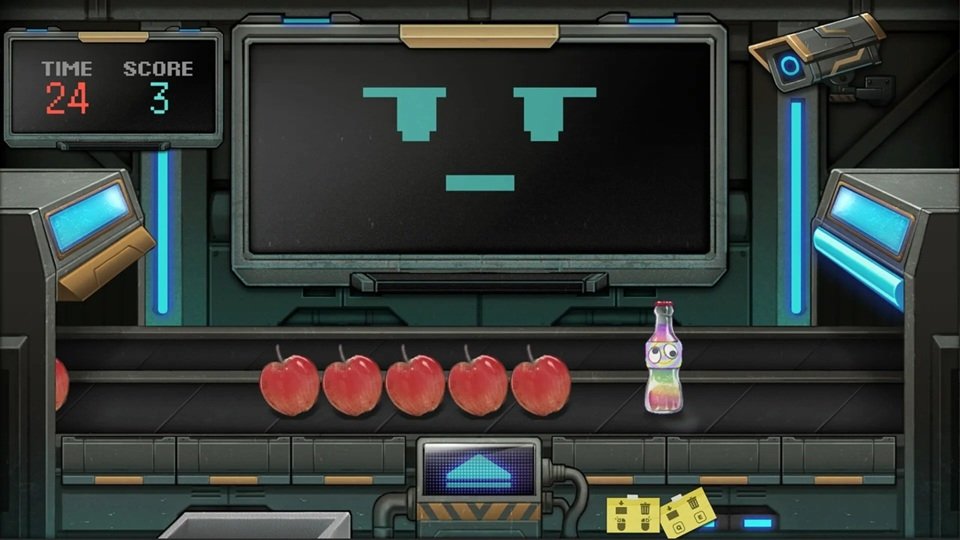 《電子糖漿症候群》小遊戲介面