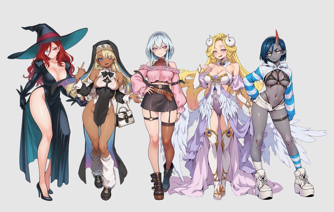 《魅魔繼承者》角色設計