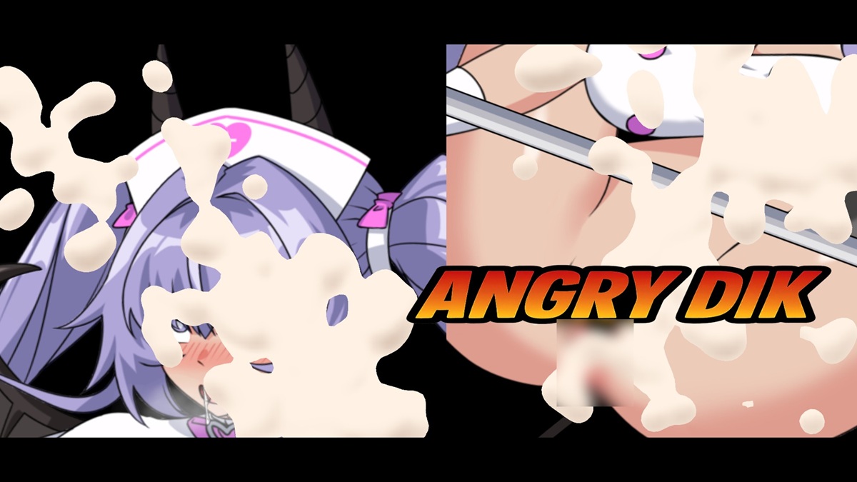發動「── Angry Diiiiik!!!」 攻擊以後,射了女魔頭整身......
