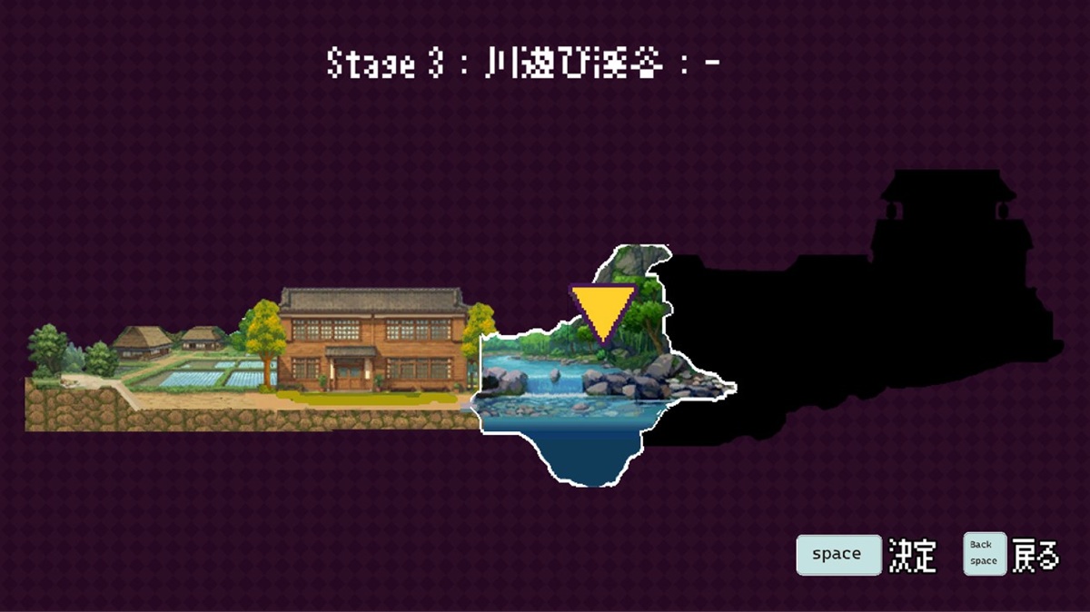 遊戲一共有 5 道關卡,過完 1 關才會解鎖下一關
