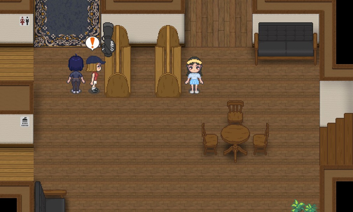 NPC 頭頂會有提示