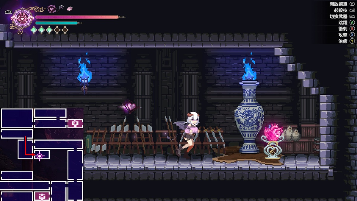 第 14 顆心臟水晶詳細位置標示之 2