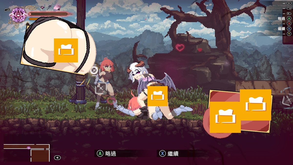 用魅魔尾巴侵犯雙斧獵人