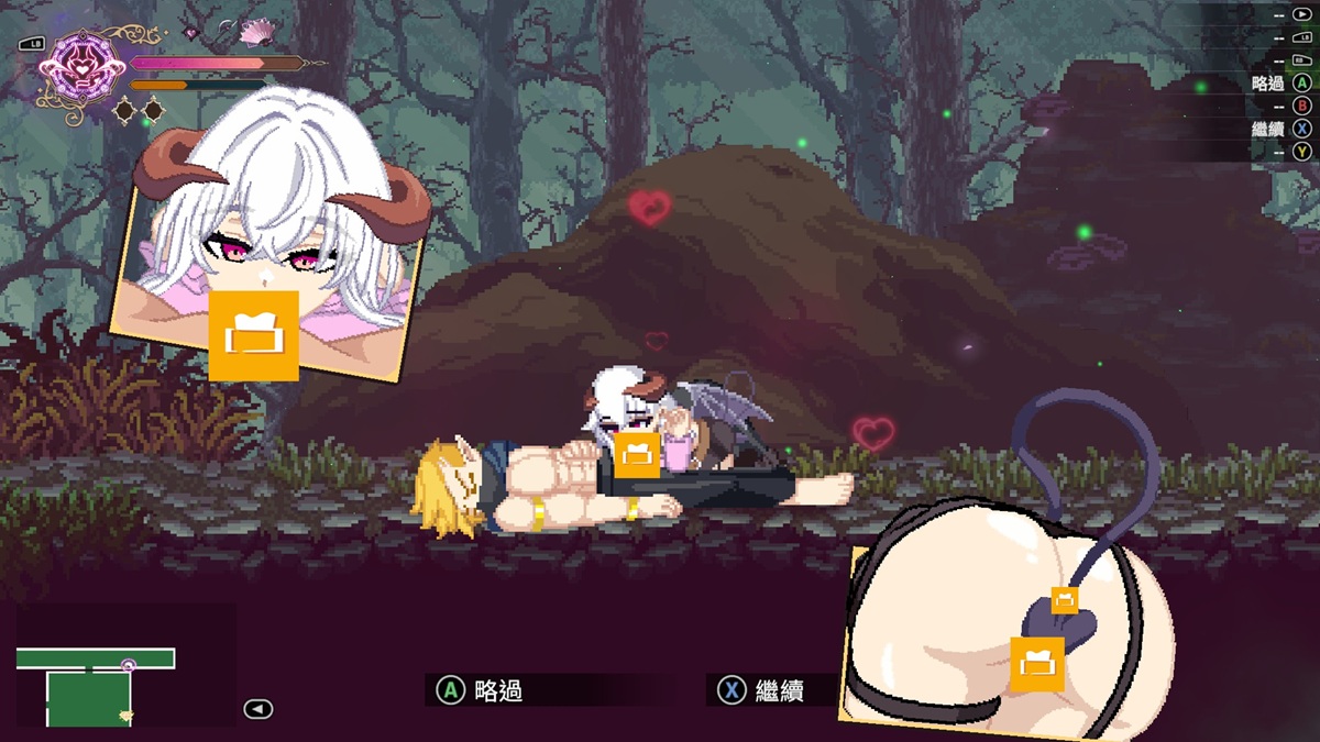一邊幫精靈刺客口交,一邊用魅魔尾巴愛撫自己